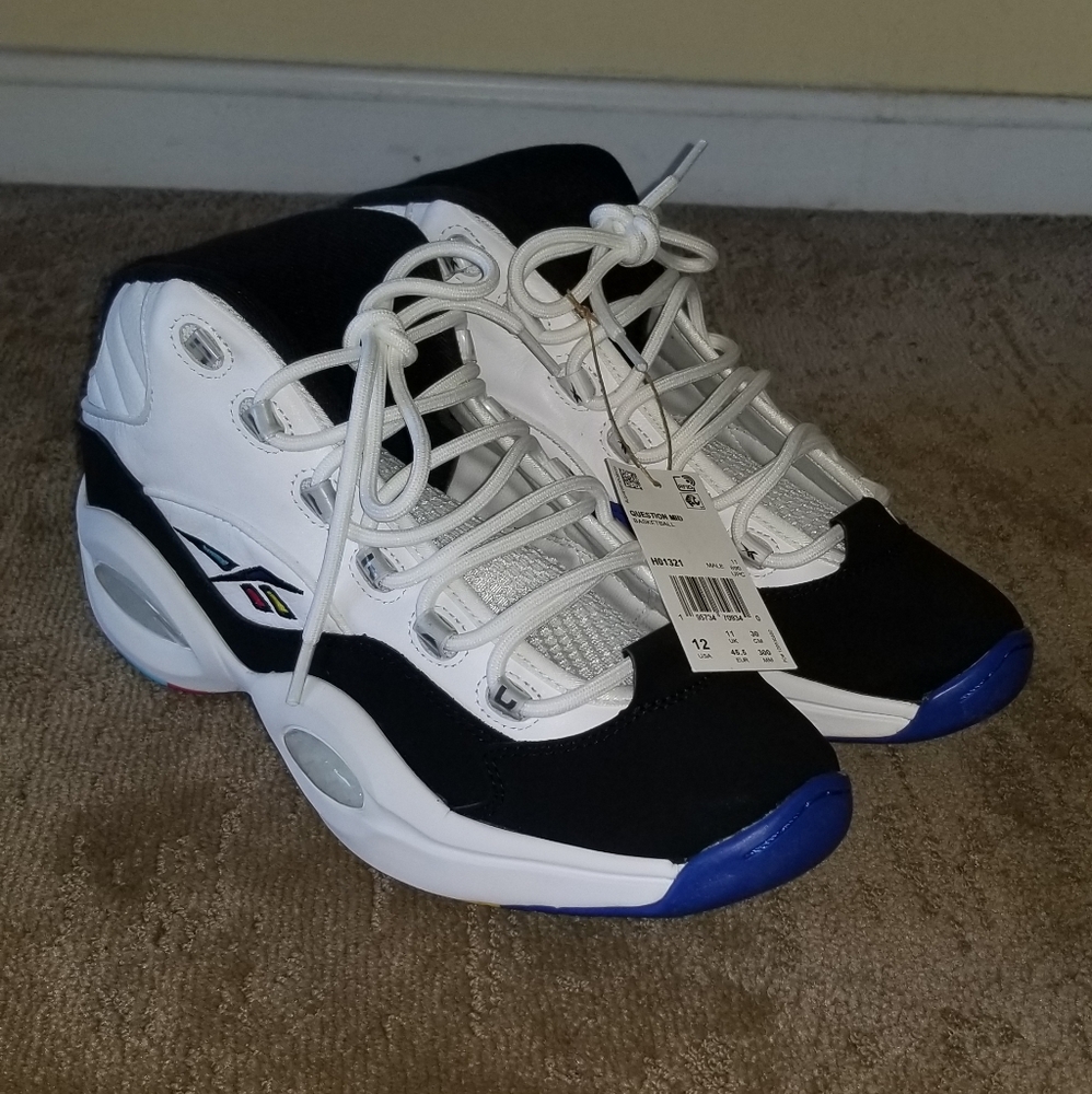 Reebok Question 'Hall of Fame' Class '16 Allen Iverson H01321 Men's Size 12